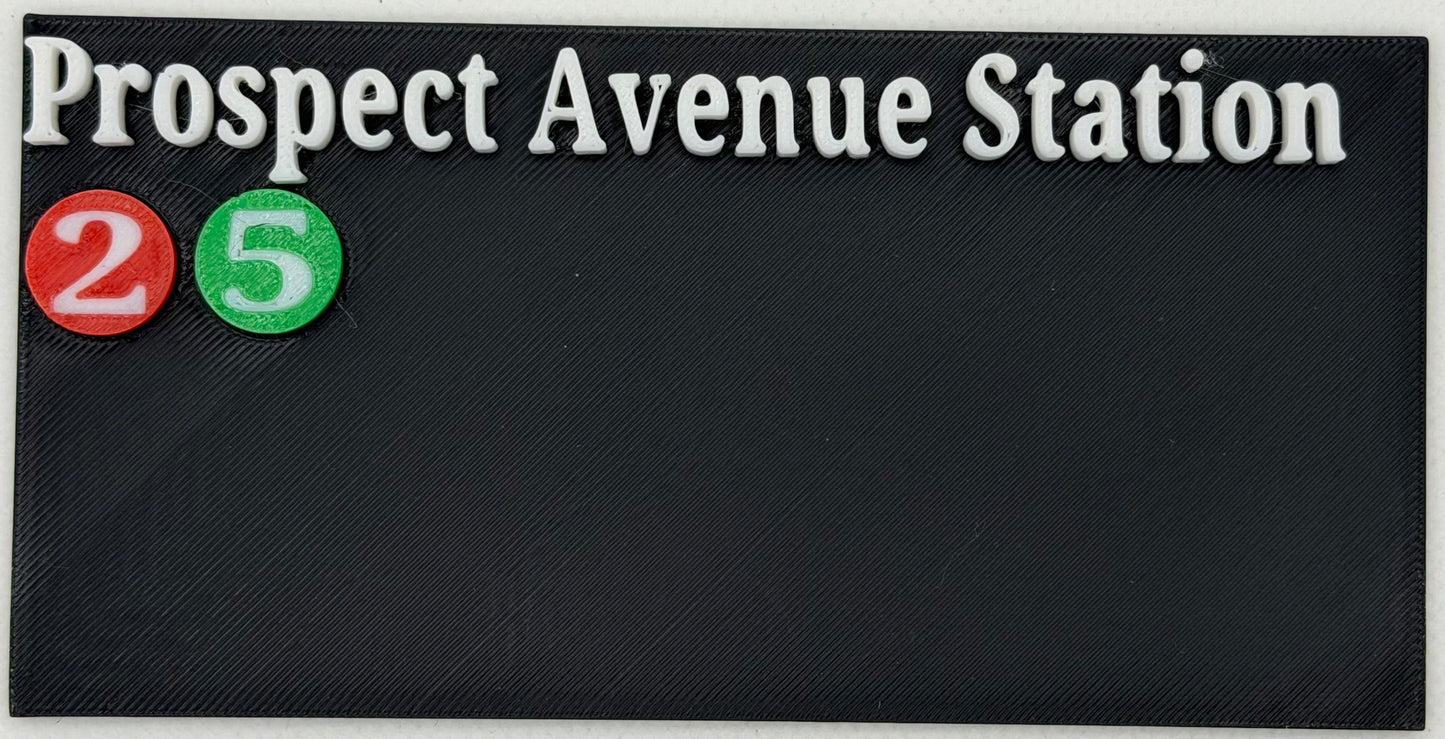 NYC Subway Signal Gift Set Signage